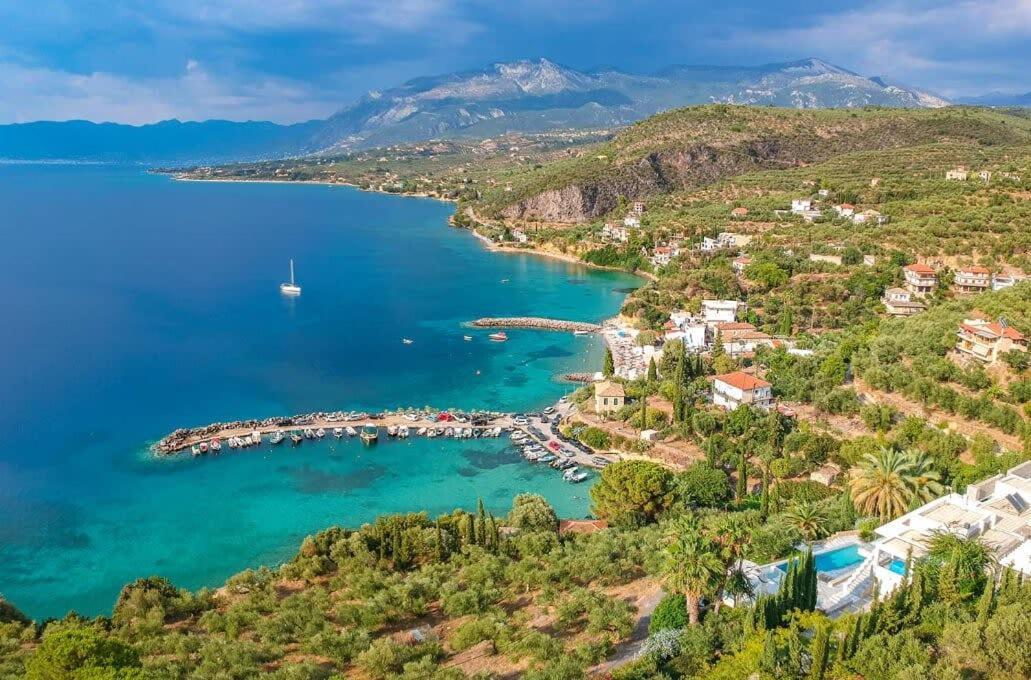 Coastal Stone Hideaway With Stunning Scenery Villa Kitriaí Eksteriør bilde